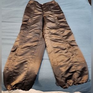 Baggie Silkie Black Pants